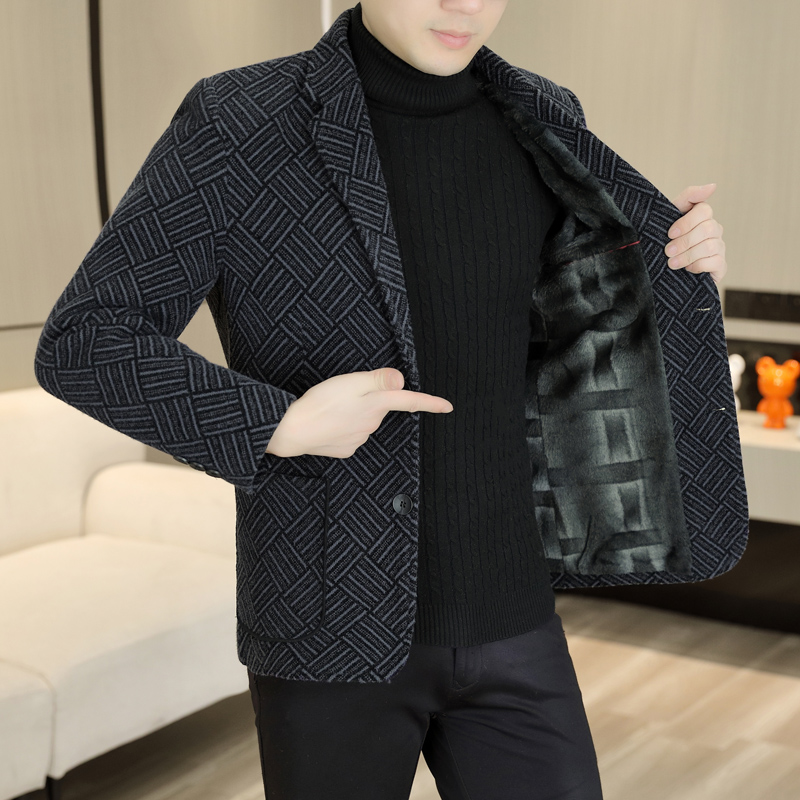 Men'S Formal Wear In Winter - بليزر رجالي أنيق للخريف والشتاء، مناسب