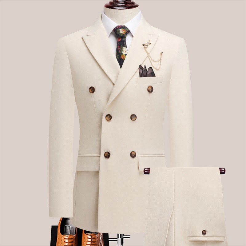 Men'S Formal Dinner Wear - طقم بدلة رجالي فاخر أبيض غامق