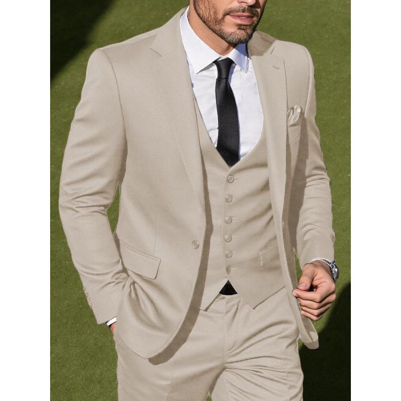 Men'S Formal Wear In Winter - طقم بدلة رجالي رسمي احترافي بفتحة