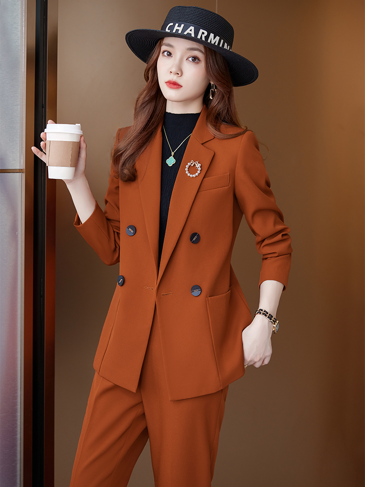 Men'S Formal Wear In Winter - طقم بدلة نسائية من قطعتين، سترة