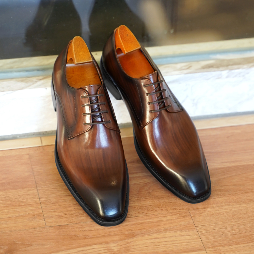 Men Formal Wear Dress - أحذية رجال الأعمال عارضة المتعثرة الخشب