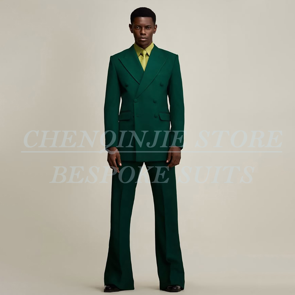 Formal Wear For Men In Wedding - بدلات رجالية فاخرة باللون الأخضر للمناسبات