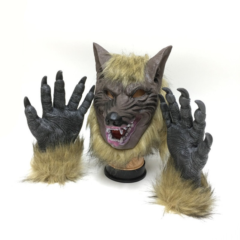طقم قناع وقفازات على شكل رأس ذ - مراجعة Formal Wear Gloves Men وسعره