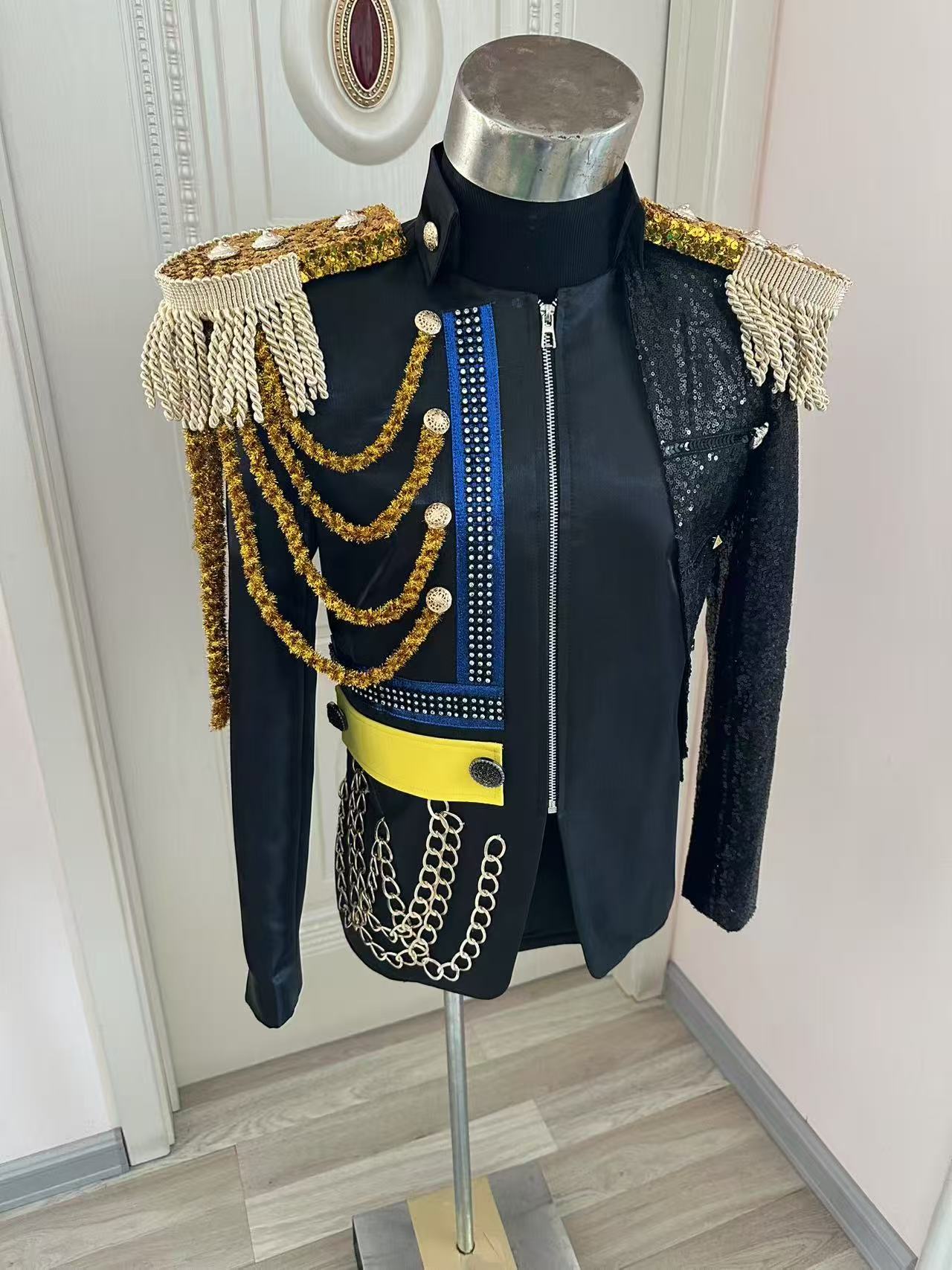 جديد الرجال شرابة سترة ملكية ح - مراجعة Men Formal Wear Dress وسعره