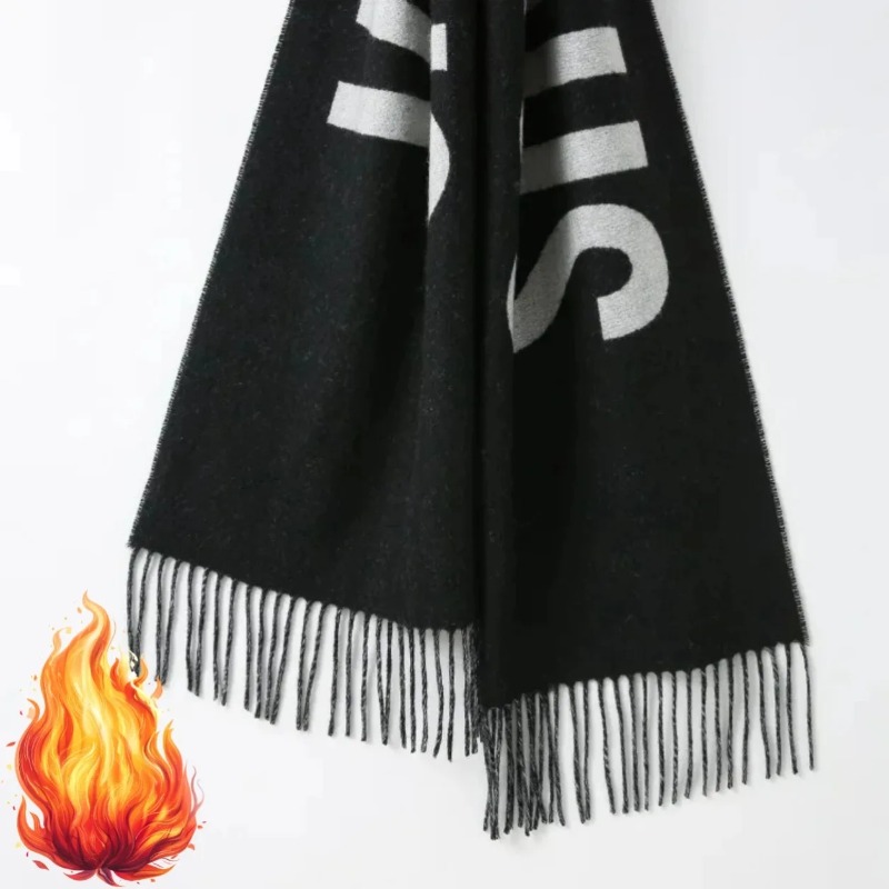 وشاح نسائي من الصوف 100% من ما - مراجعة Monogrammed Handkerchief وسعره