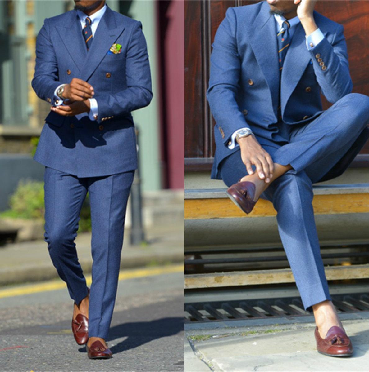الأزرق الداكن الرسمي للرجال ال - مراجعة Formal Wear For Men In Wedding وسعره