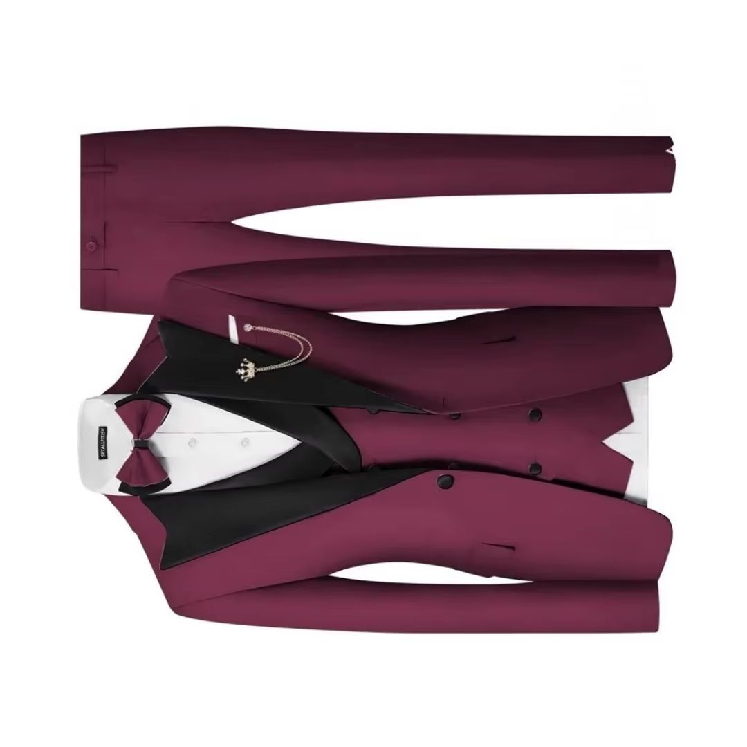 بدلة رجالية رسمية ضيقة من 3 قط - مراجعة Men'S Formal Dinner Wear وسعره