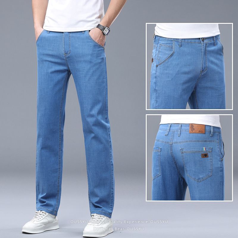 بنطلون جينز رجالي صيفي رفيع من - مراجعة Levis Jeans 501 وسعره
