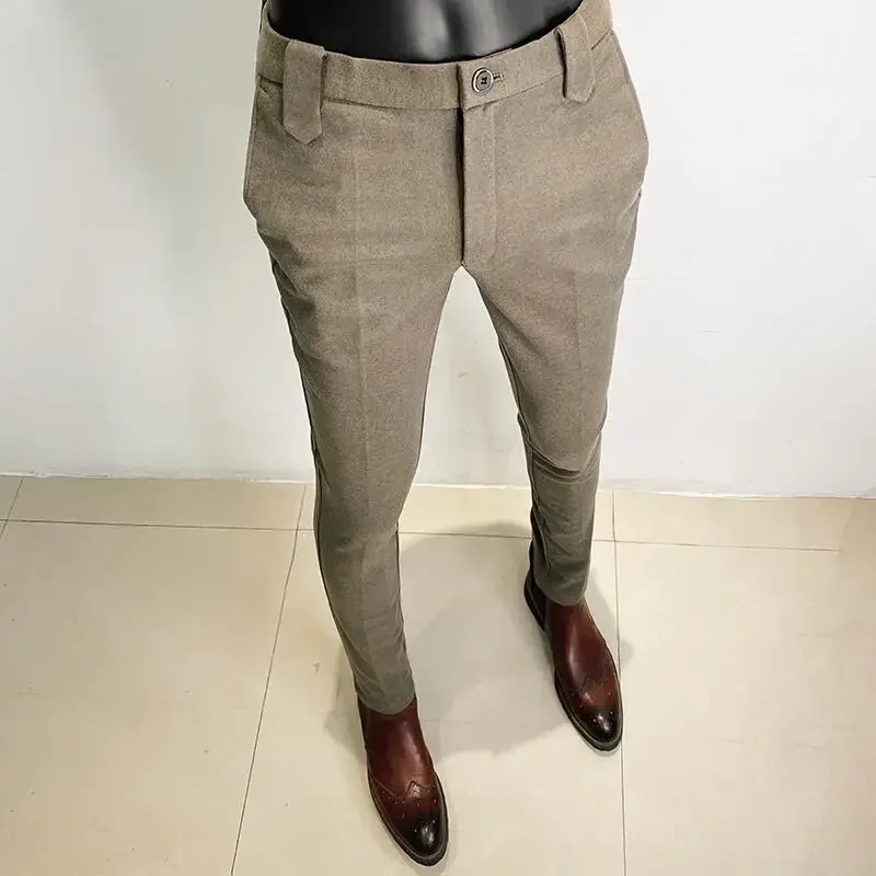 بدلة رجالية من الصوف السميك ،  - مراجعة Men Formal Wear Dress وسعره