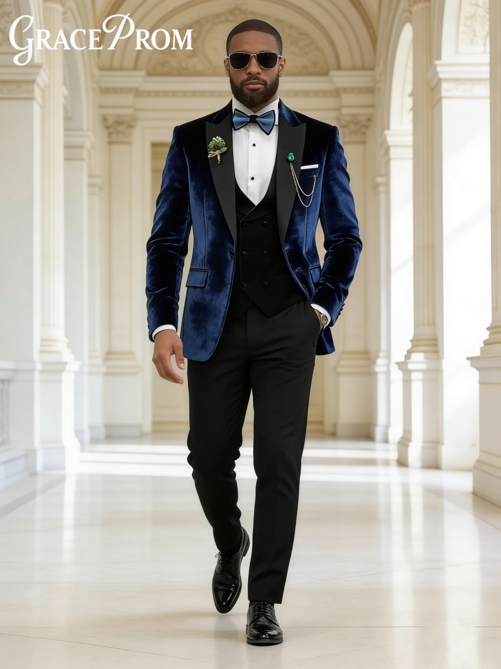 بدلة فاخرة من المخمل للخريف وا - مراجعة Men'S Formal Wear In Winter وسعره