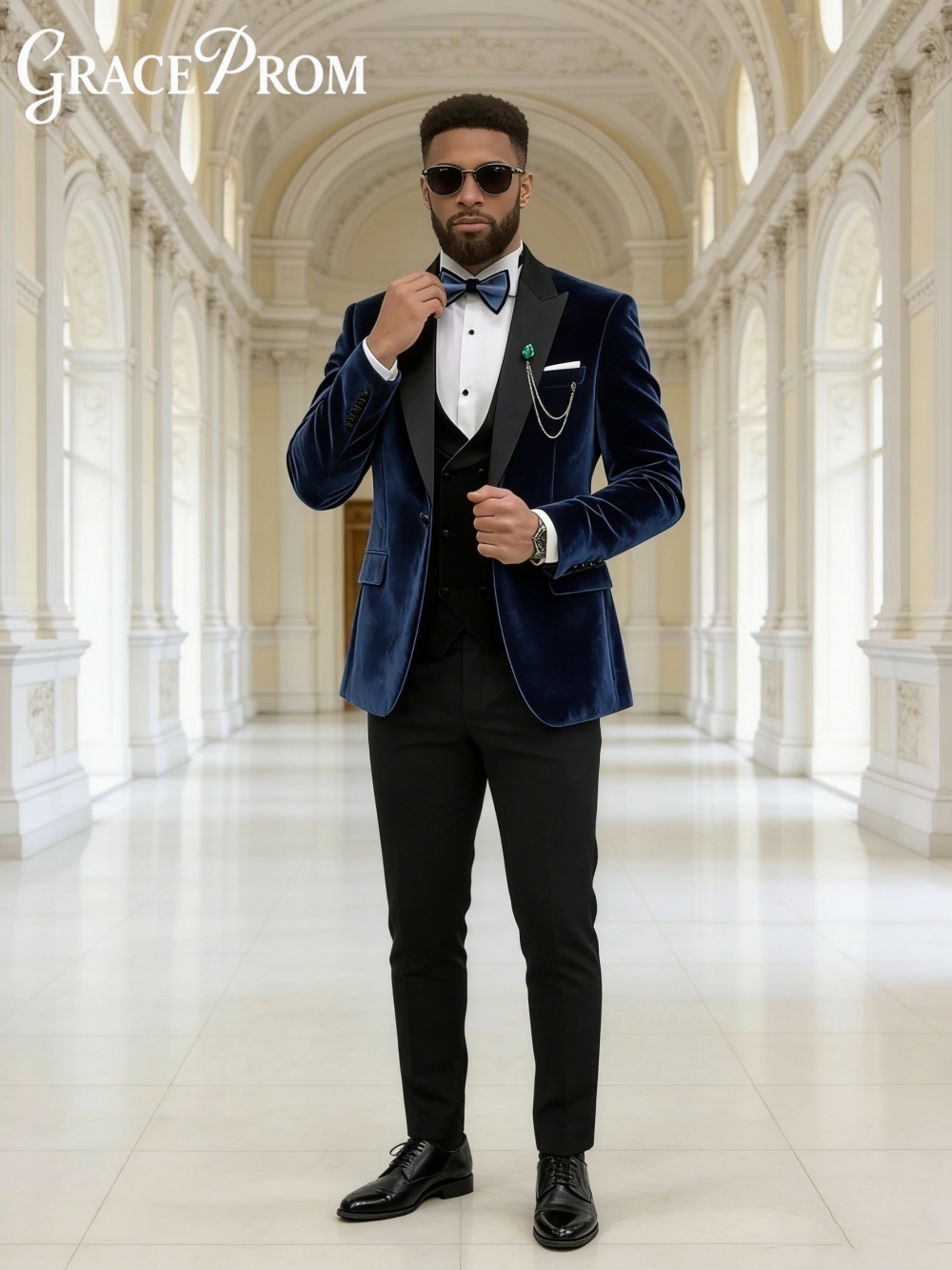 بدلة فاخرة من المخمل للخريف وا - مراجعة Men'S Formal Wear In Winter وسعره