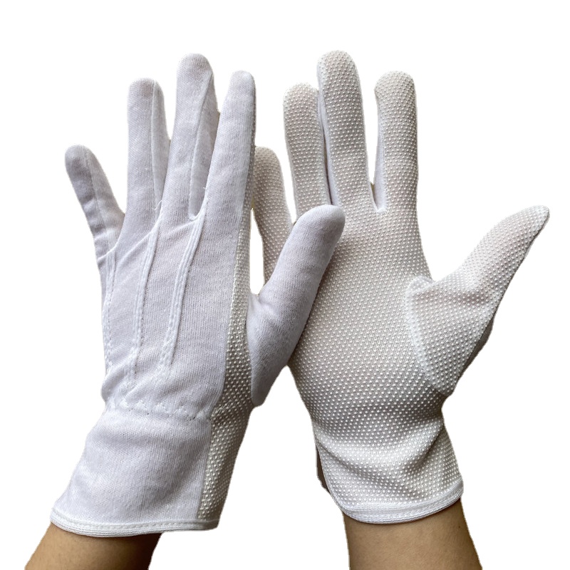 4 قطعة قفازات القطن الأبيض الر - مراجعة Formal Wear Gloves Men وسعره