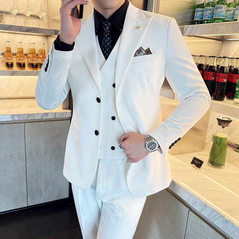 سليم صالح ثلاث قطع مجموعة الكو - مراجعة Korean Men Formal Wear وسعره