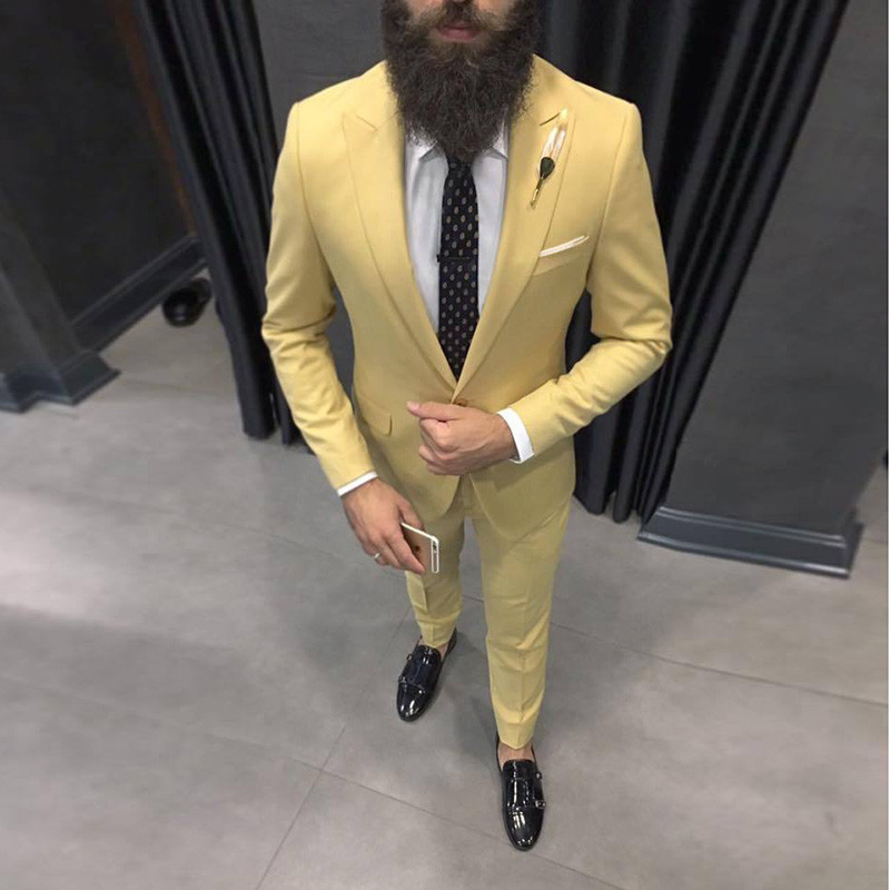 أحدث بدلات رجالية صفراء لعام 2 - مراجعة Men'S Formal Dinner Wear وسعره