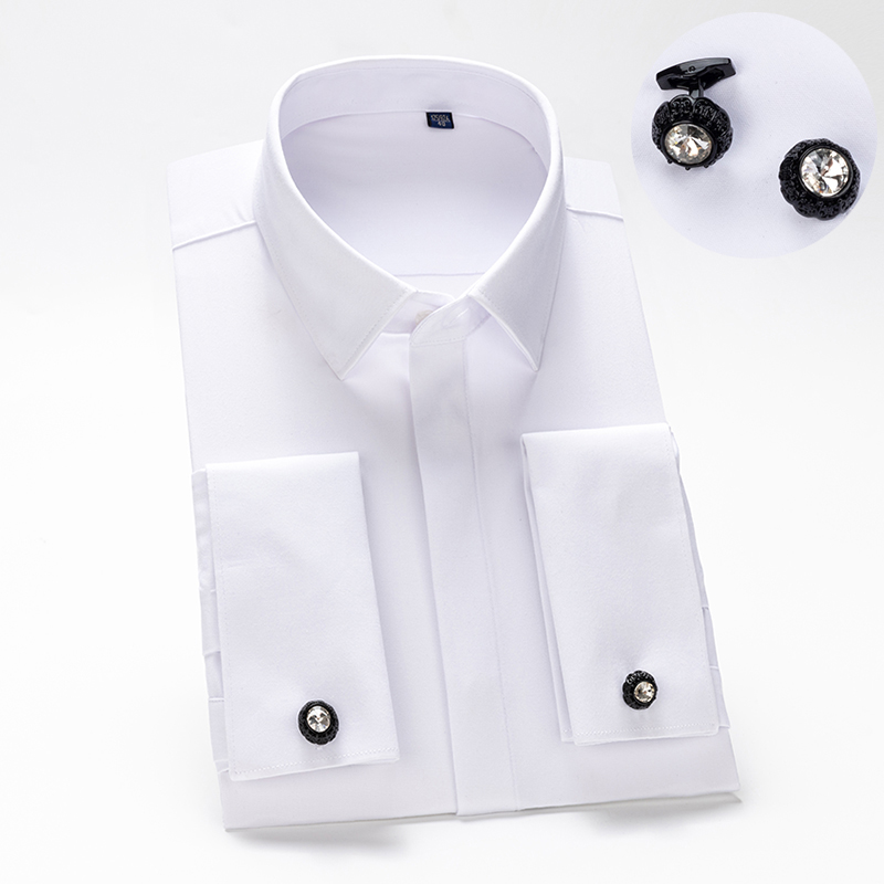 قميص رجالي بأزرار أكمام فرنسية - مراجعة High End Men'S Formal Wear وسعره
