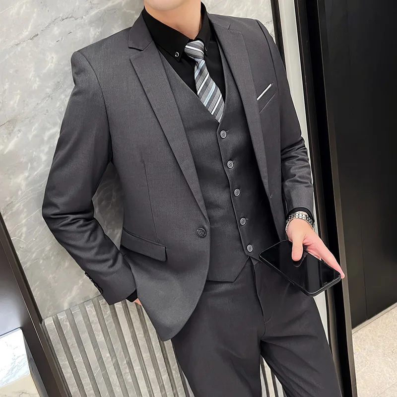 بدلة خارجية قابلة للتنفس (سترة - مراجعة Korean Men Formal Wear وسعره