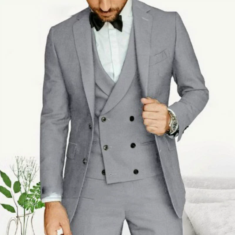 بدلة رجالية ضيقة من ثلاث قطع ر - مراجعة High End Men'S Formal Wear وسعره
