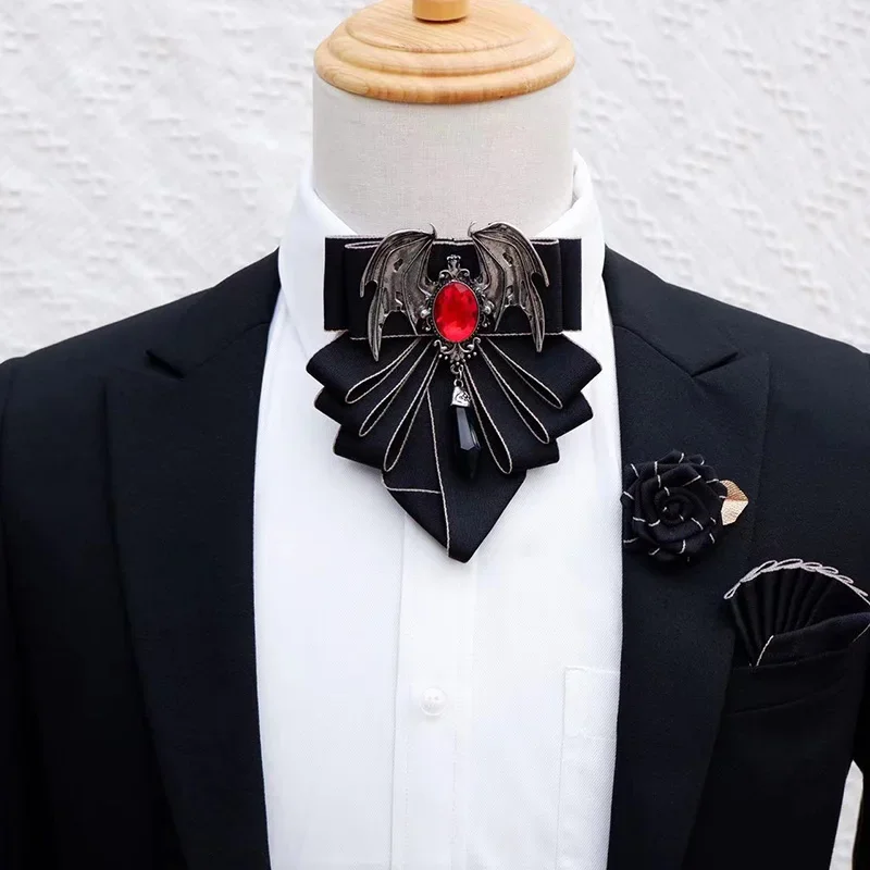 الرجال ربطة القوس Brooch بروش  - مراجعة Korean Men Formal Wear وسعره