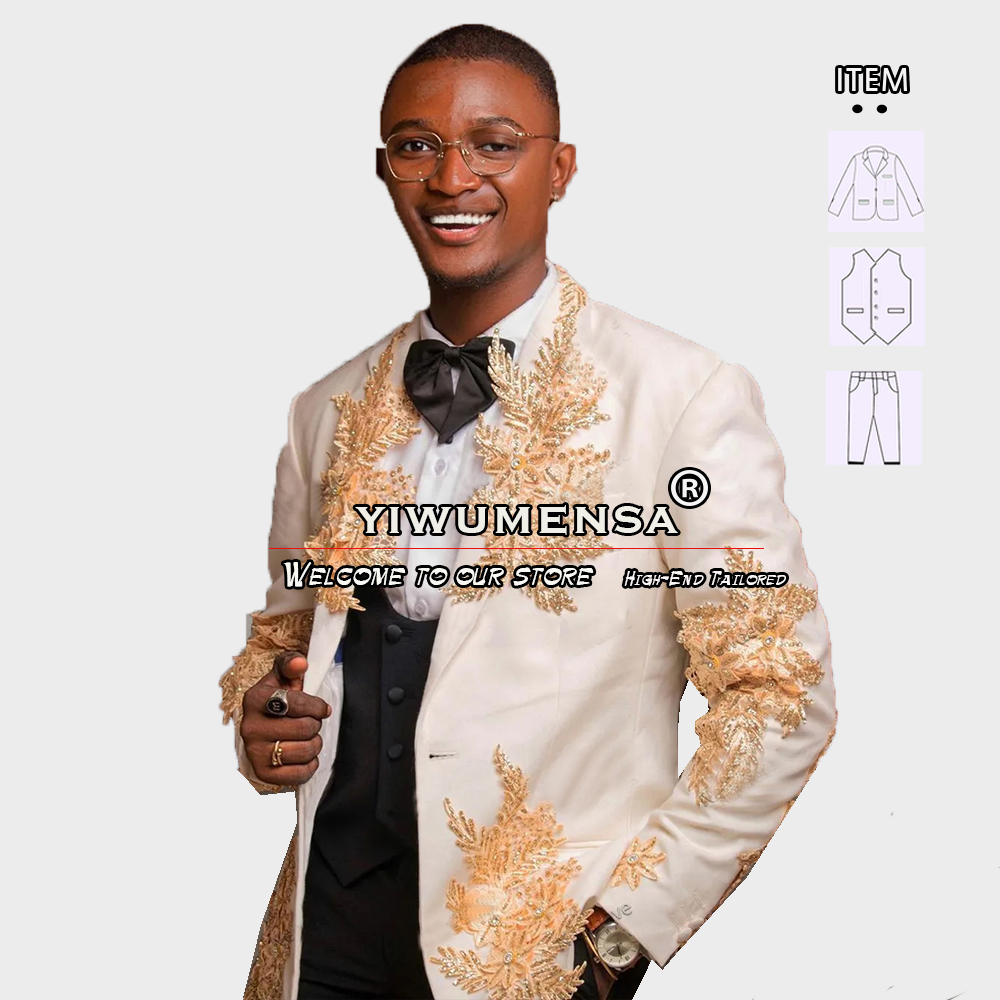 تخصيص 3 قطع الدعاوى الرجال ملا - مراجعة Men Formal Wear Dress وسعره