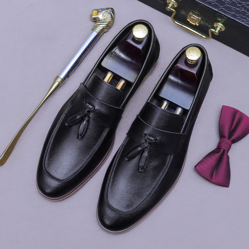 أحذية رجالية رسمية من الجلد ال - مراجعة Men Formal Wear Dress وسعره