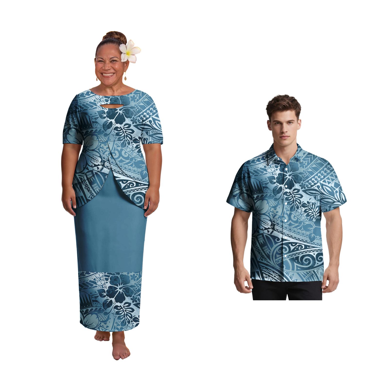 ملابس زوجية كبيرة الحجم رائجة  - مراجعة Men'S Hawaiian Formal Wear وسعره