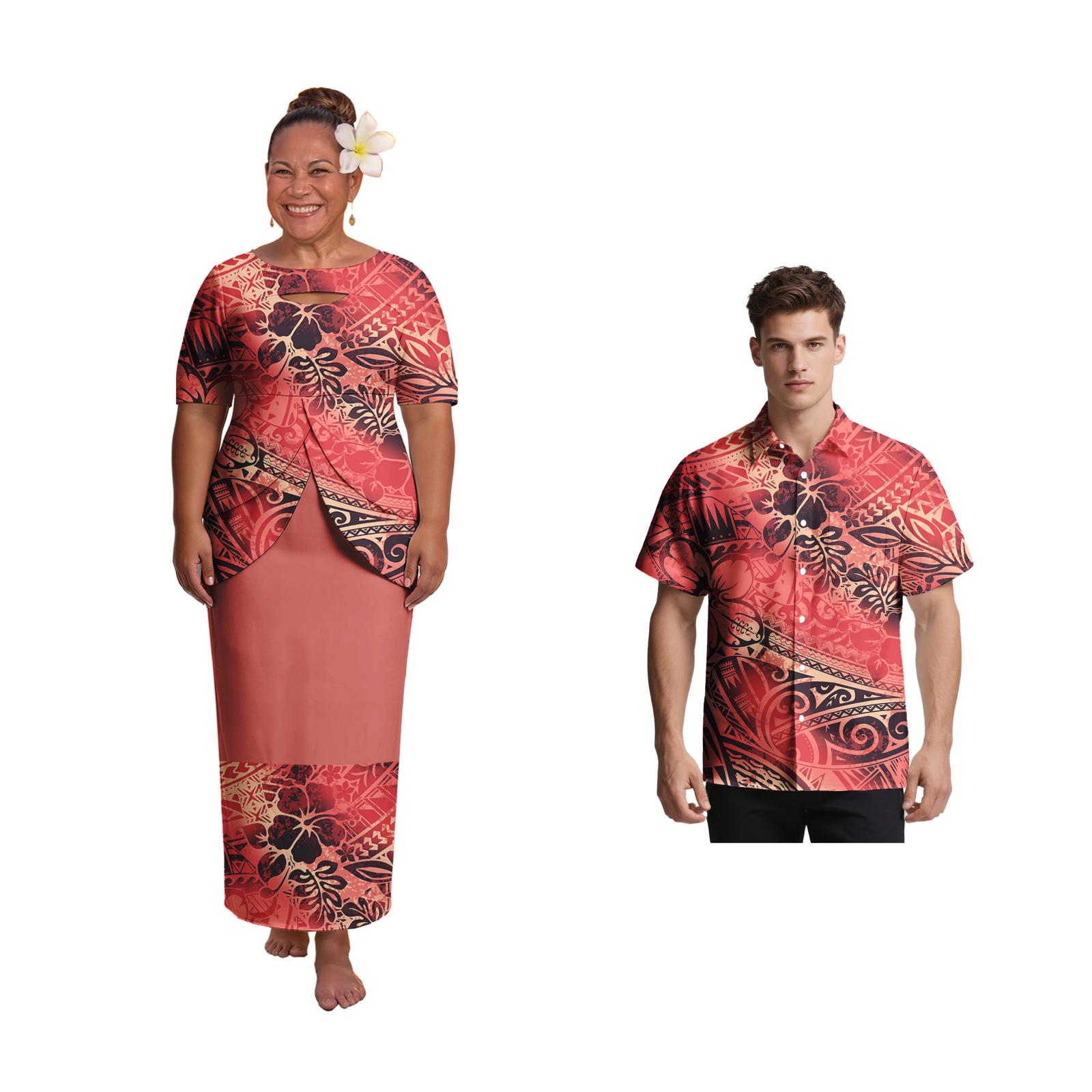ملابس زوجية كبيرة الحجم رائجة  - مراجعة Men'S Hawaiian Formal Wear وسعره